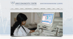 Desktop Screenshot of jaindiagnosticcentre.com